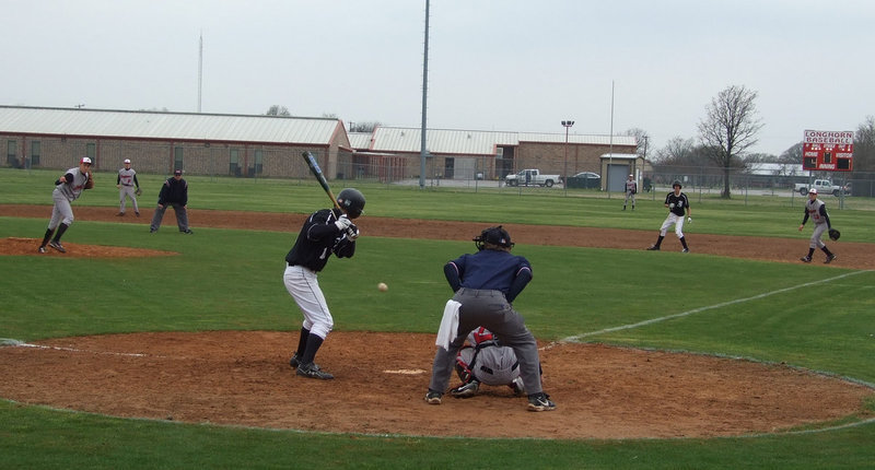 Image: Chase — Chase Hamilton watches that pitch all the way down the line.