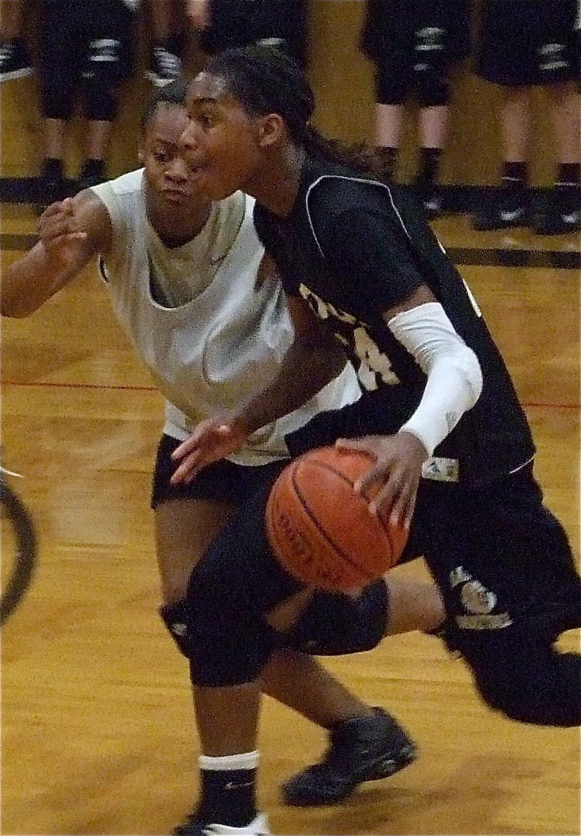 Image: Giving it their all — Both squads gave it their all in what proved to be a productive scrimmage.