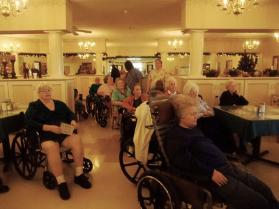 Image: Singing Residents — The residents were having fun singing to the music.