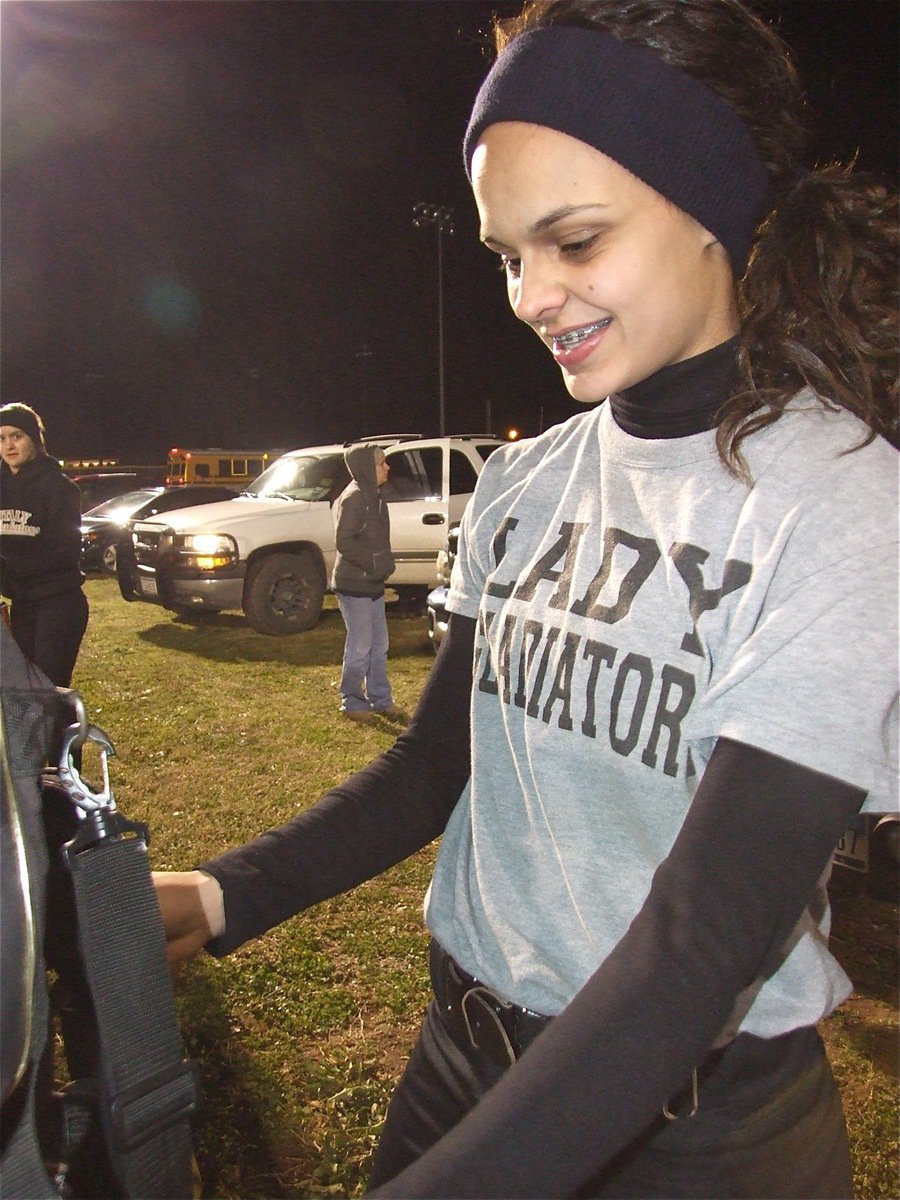 Image: Anna packs up — Anna Viers packs up her gear excited about the season.