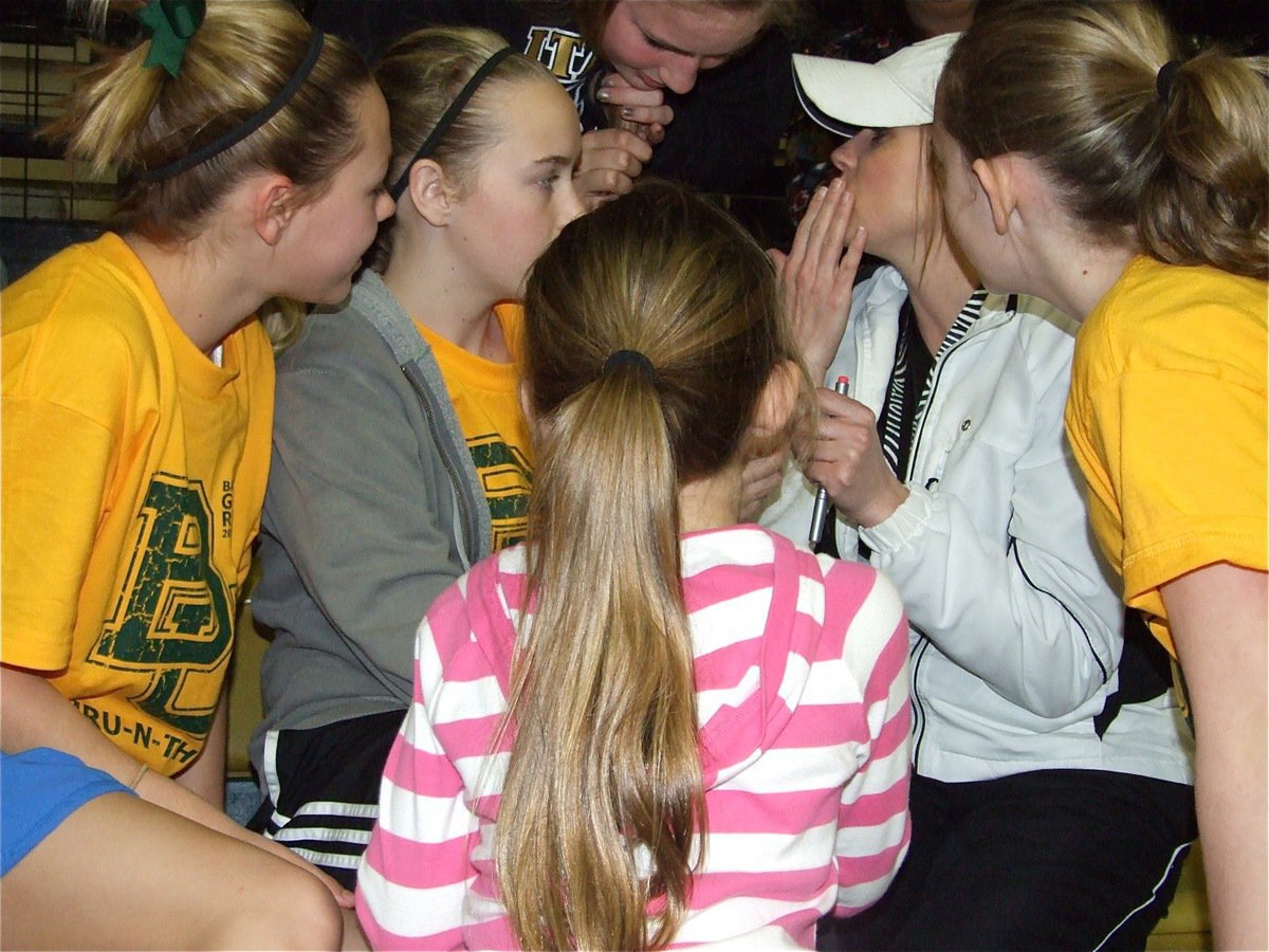 Image: Secret in the stands — When Kim Nelson speaks…all the girls listen.