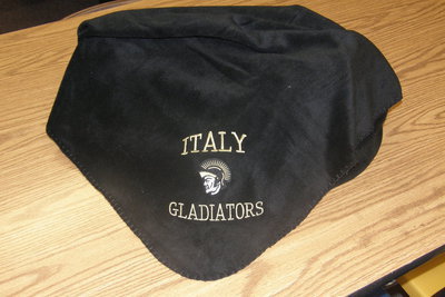 Image: Spirited Stadium Blankets — These blankets will be sold at a booth during the 2009 Italy Christmas Festival.