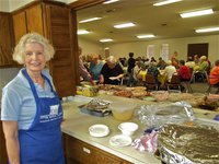 Image: With Little’s effort — Barbara Little helped the Central Baptist Church serve 71 guests during their Wednesday luncheon. That’s a CBC record!