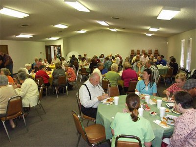 Image: EventFULL — The dining area filled with 71 total (a CBC Luncheon record), and no one left hungry.