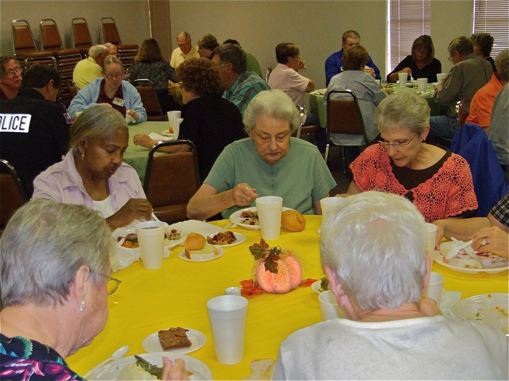 Image: Not now…we’re eating — No time for pictures, the meal is just too tasty.