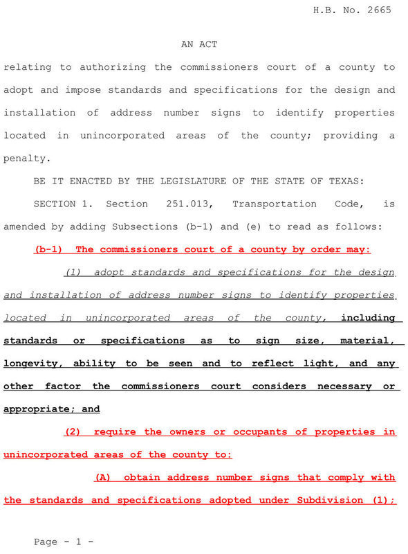 Image: House Bill 2665 – page 1