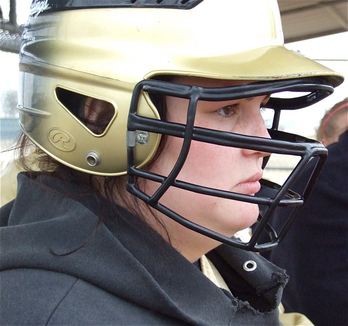 Image: Battle tested — With her armor tathered, Lady Gladiator Meredith Brummett returns to the arena.