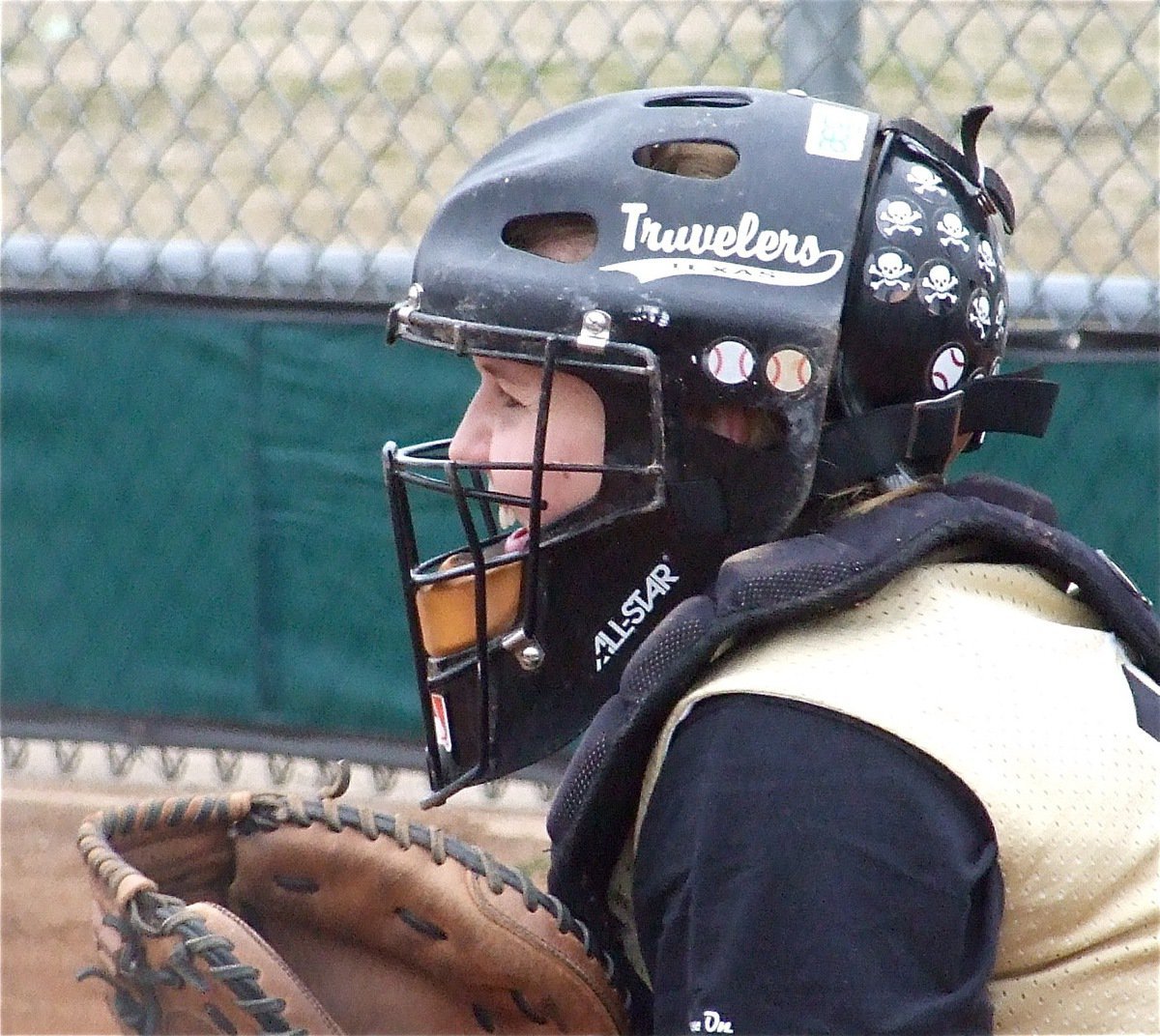 Image: A joyful Julia — A smiling Julia McDaniel has a love for the game.