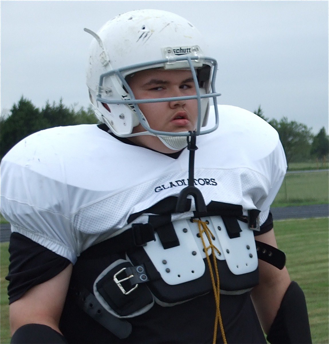 Image: Are you looking at me? — Sampson wins the pre-fight stare down against the Jaguars.