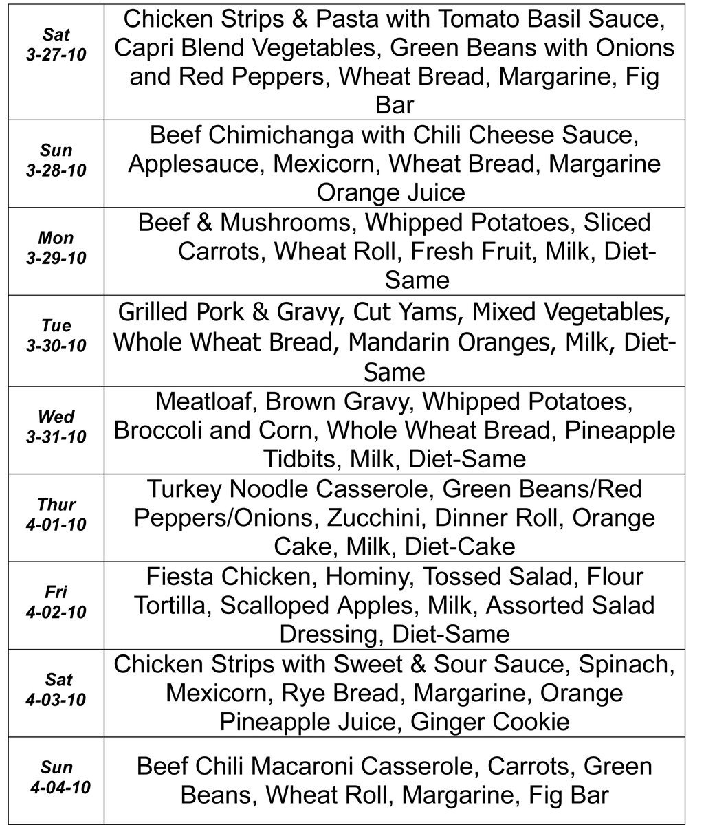 Image: March Menu – page 4