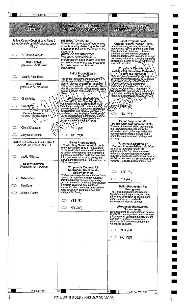 Image: Republican Ballot-page 2