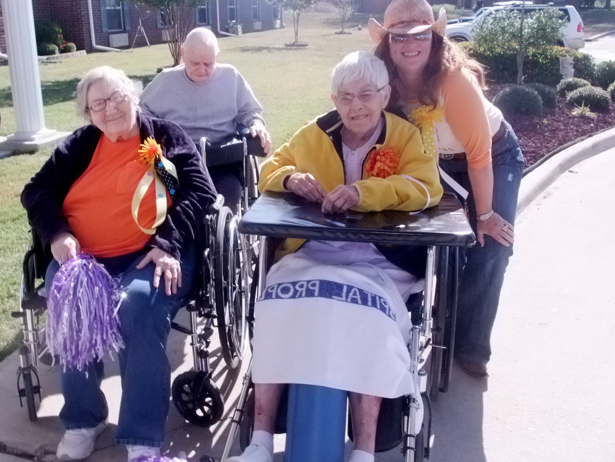 Image: Lined Up For Races — The wheel chair races were a hit.