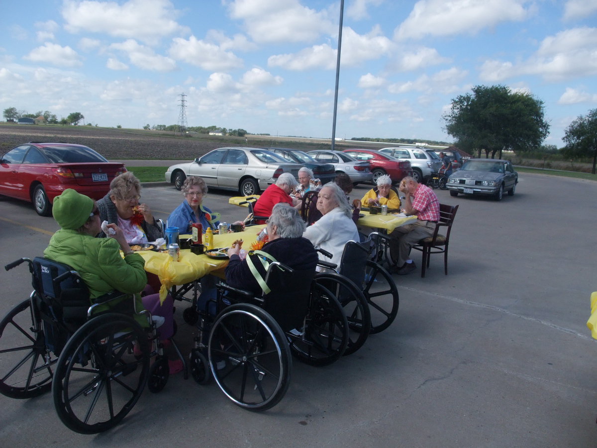 Image: More Food Being Enjoyed — No one went hungry.