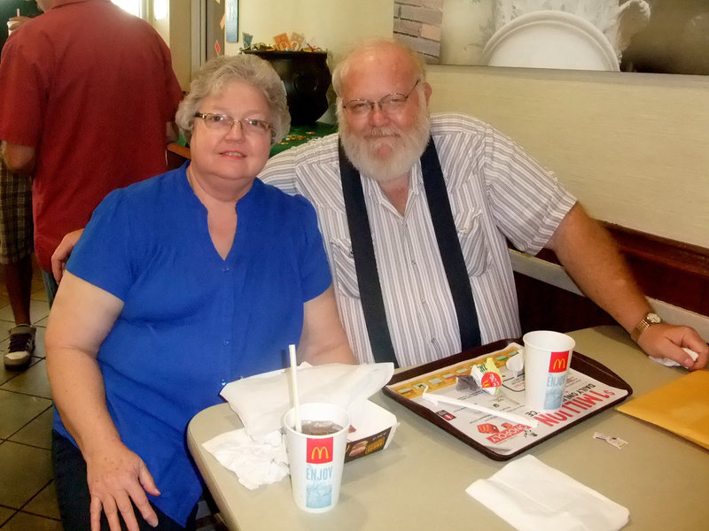 Image: The Wainscotts — These two retired teachers are still supporting the school.