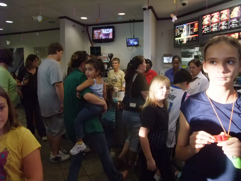 Image: What a Crowd — There was quite a crowd out for McTeacher Night.