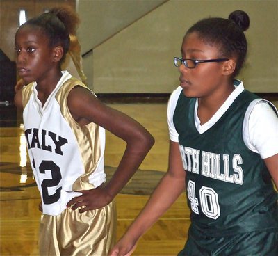 Image: Kortnei Johnson — 7th grade guard Kortnei Johnson(12) had an athletic performance against Irving North Hills while accounting for 2 of her team’s 31-points.