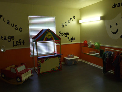 Image: The Drama Room — This class will allow the kids to use their imaginations and dress up as different characters and act out plays.