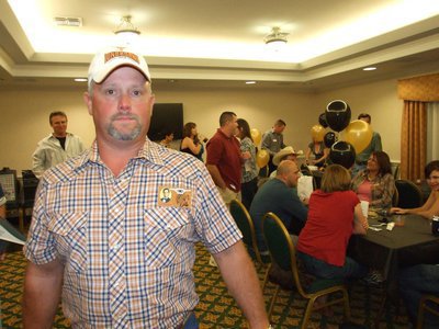 Image: Leebo! — Lee Goodwin joined former classmates at the Class of 1989 reunion dinner at the Sleep Inn in Waxahachie.
