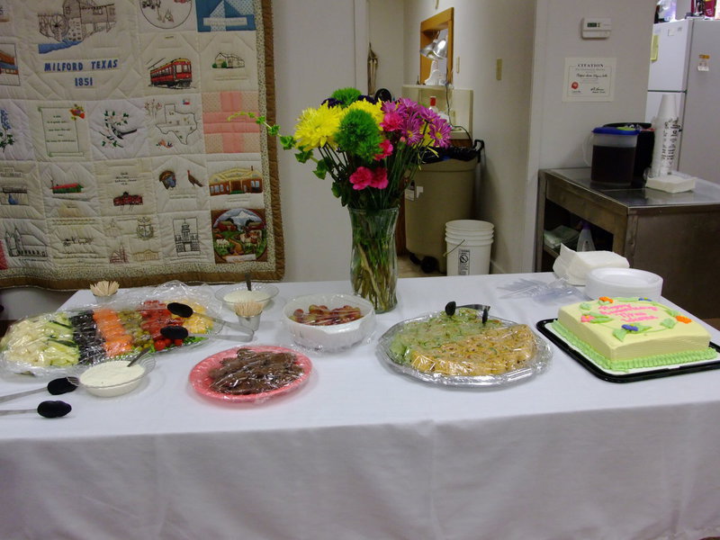 Image: Titus Women Celebrate with Food — There was a lot of celebrating going on for the Titus Women’s Club one year anniversary with lots of delicious food.