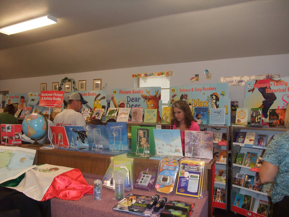 Image: Lot and Lots of Books — There were so many books to choose from.