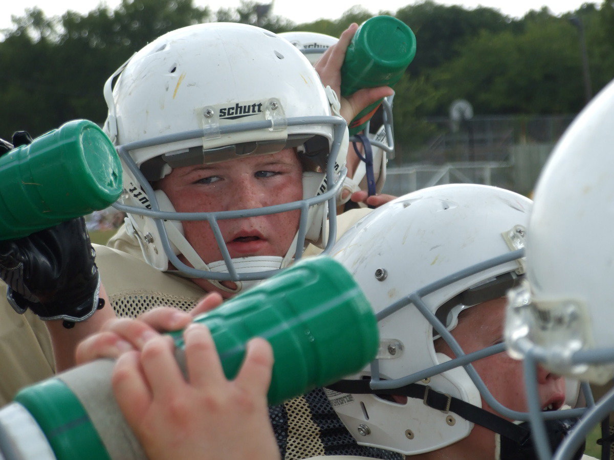 Image: Tyler takes a break — Tyler Vencill and his fellow diesels get refueled.