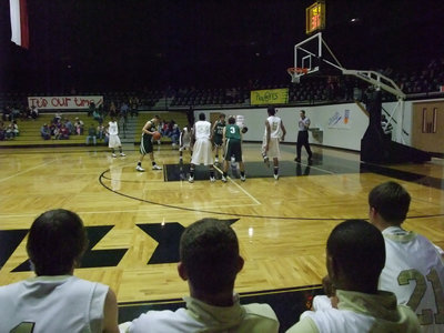 Image: Bench View — The Italy Gladiators were forced to watch Crossroads take free shots all game long.