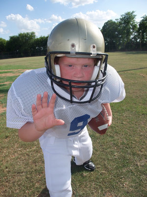 Image: Levi Stark — Levi will anchor the Bantam offensive line in 2009.