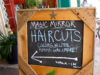 Image: This Sign Tells All — Walk ins are now welcome!