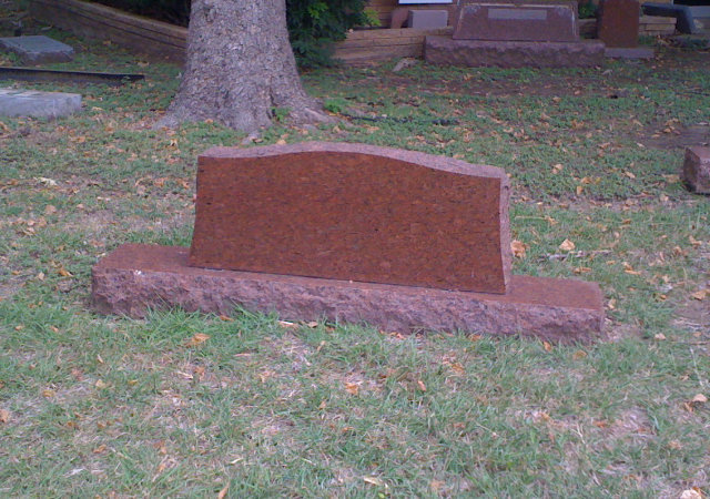 Image: Entire stock of granite (headstones, benches, etc.) will be dispersed