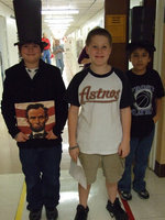 Image: Celebrating Abraham Lincoln’s Birthday — These students got in the spirit of celebrating Abraham Lincoln’s 200th Birthday.
