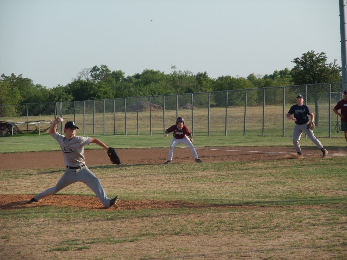 Image: Chase pitches