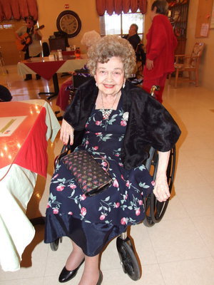 Image: Lillian — Lillian, one of the residents enjoying the show.