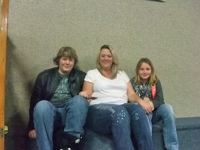 Image: Hunter, Laurie, and Amber — Laurie Wood is proud of her son Hunter’s and her niece, Amber Macovich’s achievements.