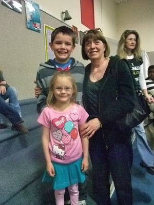 Image: Joshua, Alexa and Pam Telatnyk — Proud mom Pam Telatnyk said, “Alexa did all her homework in the kindergarten and she got a certificate. Joshua made straight A’s in the fourth grade and we are very proud of both of them.”