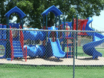 Image: New Playground Equipment — Avalon was excited to get their new playground equipment this year.