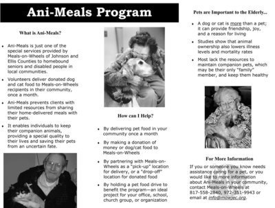 Image: Ani-Meals Brochure – page 2
