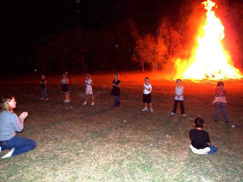 Image: IYAA cheerleaders — IYAA cheerleaders, 1st and 2nd grade.