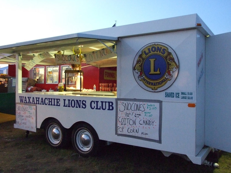 Image: Lions Club — Lions Club was selling snow cones, popcorn and cotton candy.