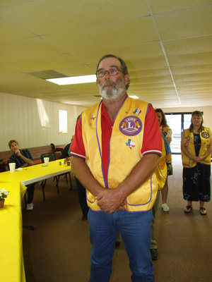 Image: Mark Souder Sr. — Mark being inducted as the Vice President of the Italy Lions Club.