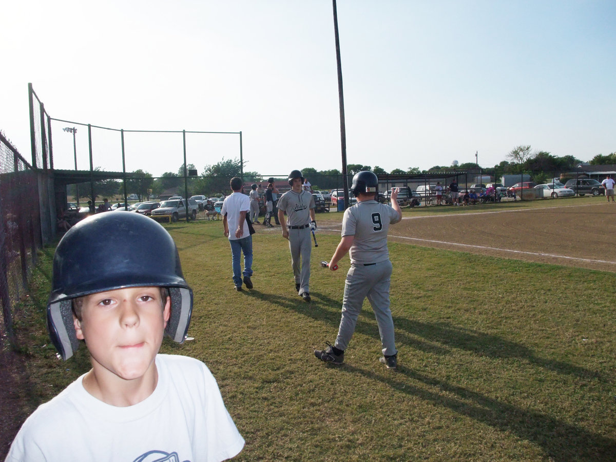 Image: Chase homered again — Chase Hamilton shows his little brother Ty how it’s done by hitting two homeruns in an 18-1 route over Whitney.