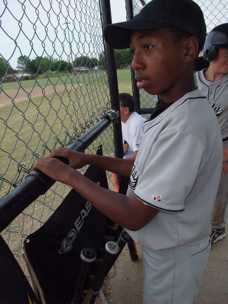 Image: Holding on… — Jacob Essary hope the Italy Eagledogs can hold their lead.