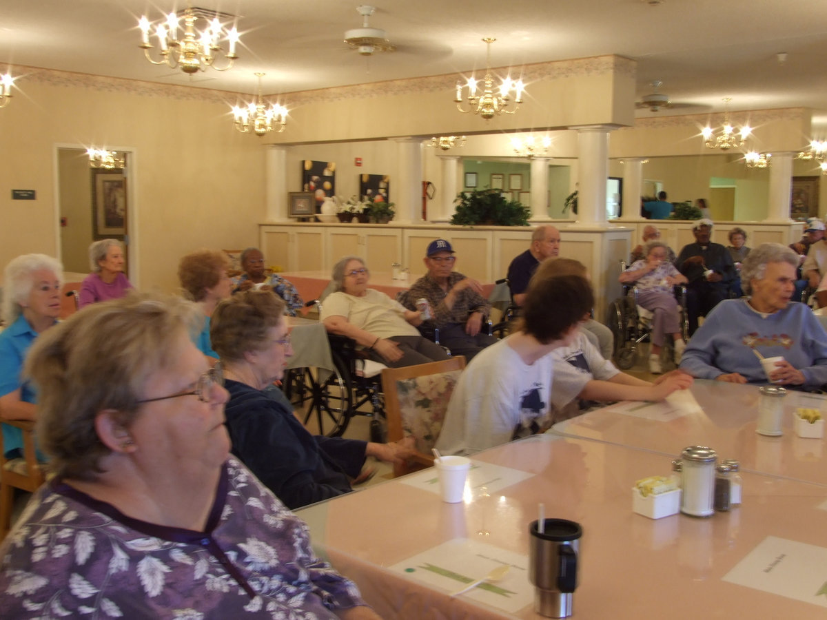 Image: Residents enjoying Clyde’s music