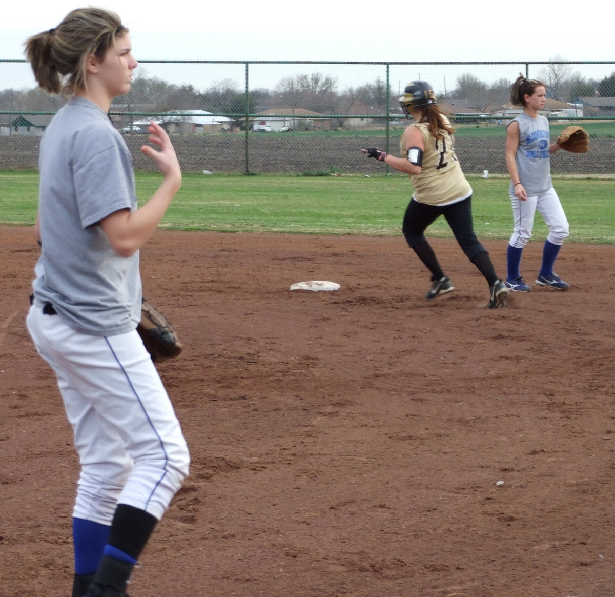 Image: Rounding Second — “The Crusher” pulls out an inside the park homerun.