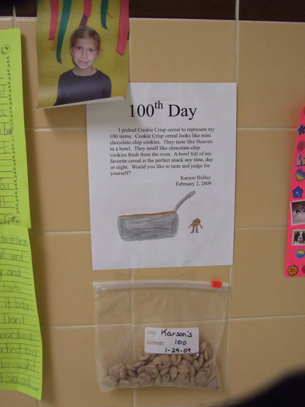 Image: One Hundred Cookie Crisps — Karson Holley gathered 100 pinto beans.