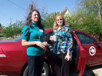 Image: Terri Murdock &amp; Tanya Gleen — Terri and Tanya (case manager with Meals on Wheels) are ready to deliver the meals.