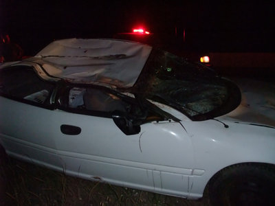 Image: Incredible damage — The force of the vehicle colliding with the horse made a violent impact.