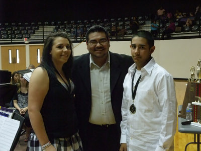 Image: MVP musicians — Molly Haight and Taz Martinez were chosen as the top 10th Graders.