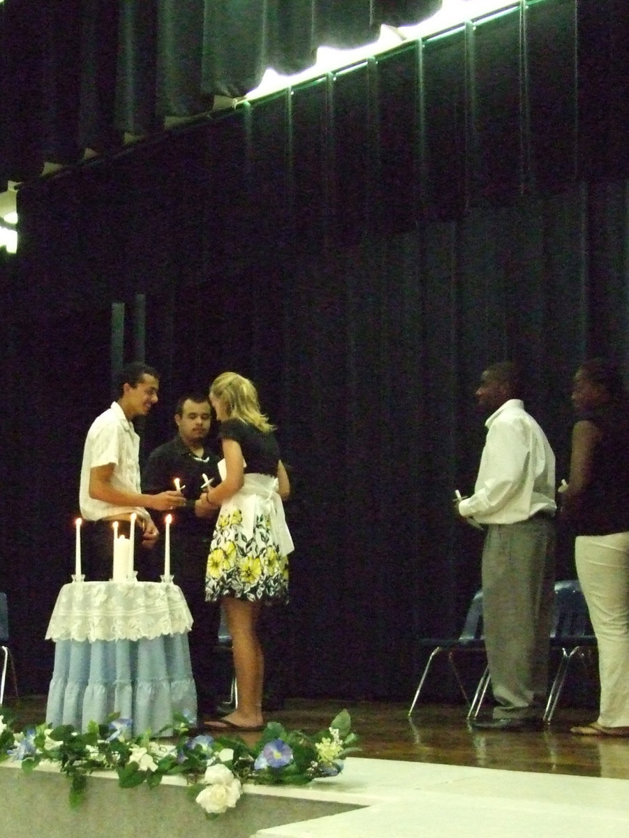 Image: Laura Harvey — Laura Harvey being inducted into the NHS.