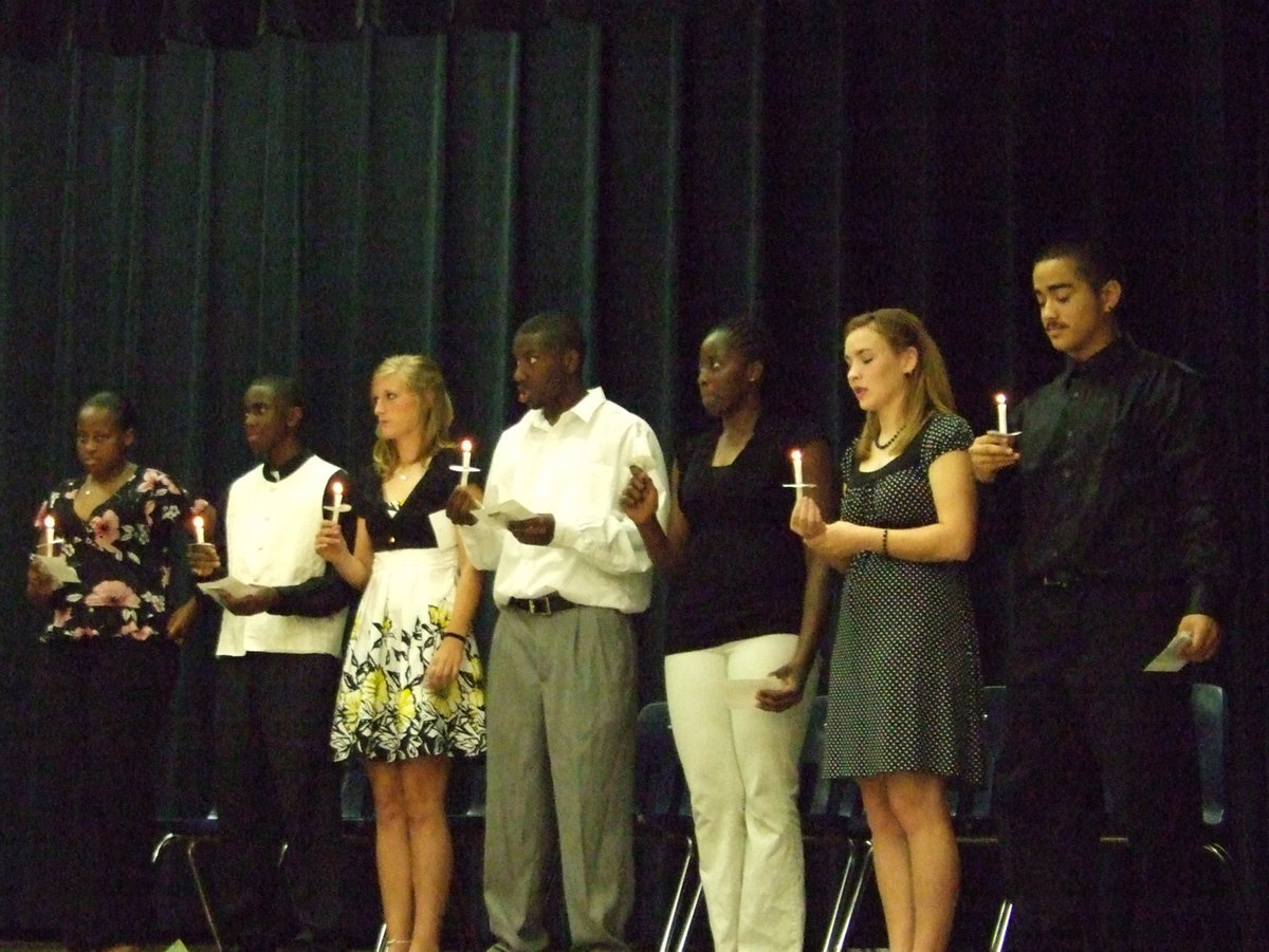 Image: Newest Members of NHS — The newest members of Milford ISD National Honor Society are: Brianna Ross, Jamar Davis, Laura Harvey, Jamie Johnson, Ashley Ross, Tapley Strange and Rolondo Vega.