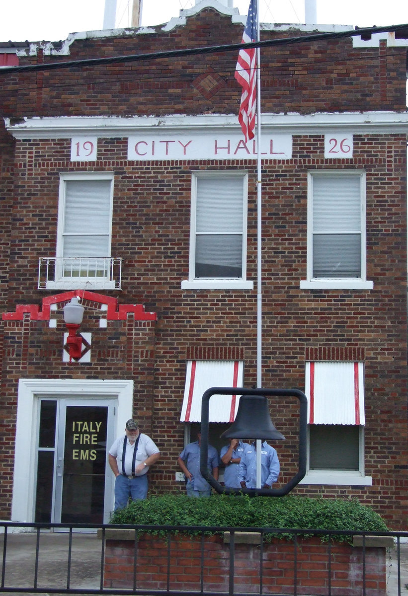 Image: Gathering to remember — Firemen, city employees, police and Mayor Jackson gathered together on Friday, September 11 to remember the fallen.